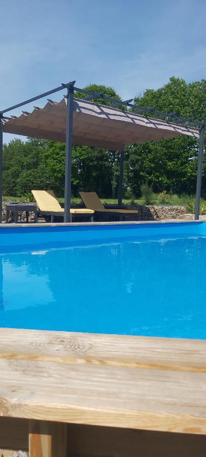 Beautiful 2 Bed Cottage With Swimming Pool Pagéas Exteriör bild